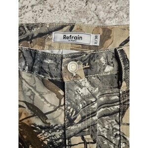 Refrain Los Angeles Camo Cargo Mini Skirt Women's Size 11 30 Streetwear